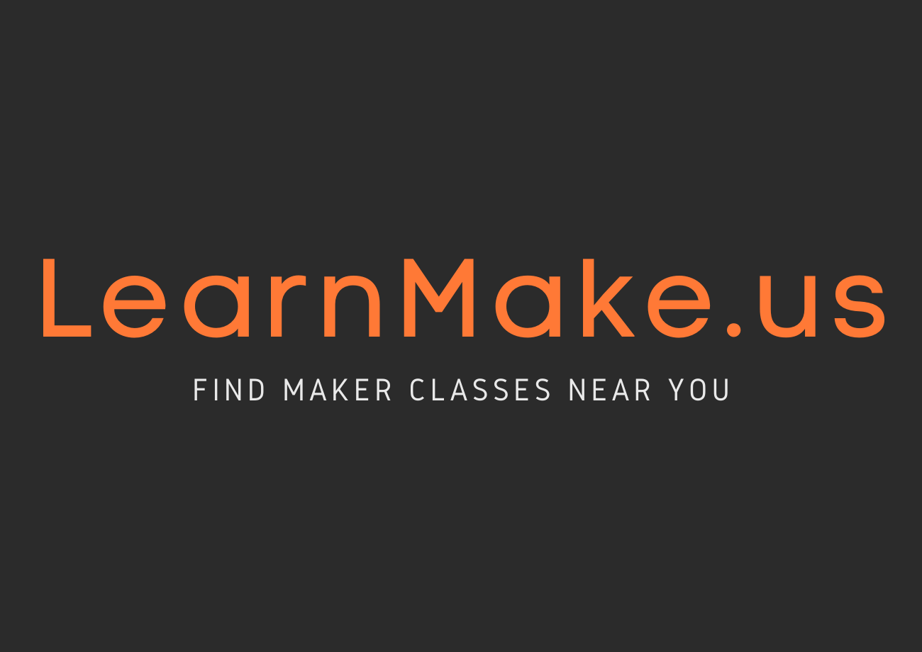learnmake.us logo, orange
